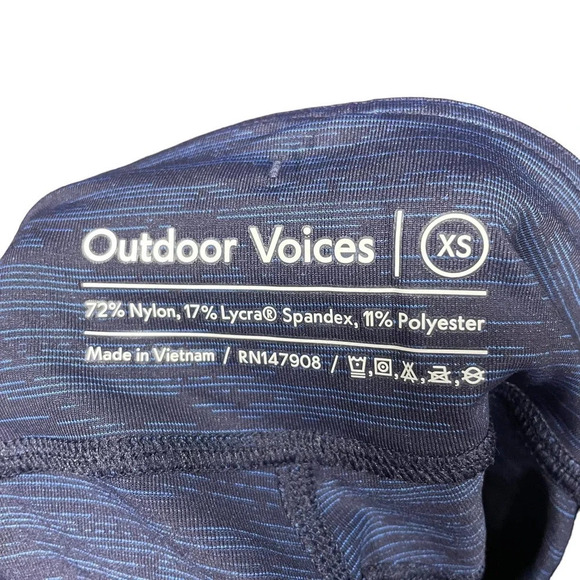 Outdoor Voices Tech Sweat 7/8 Leggings Baltic Blue‎ Size XS - Picture 6 of 8